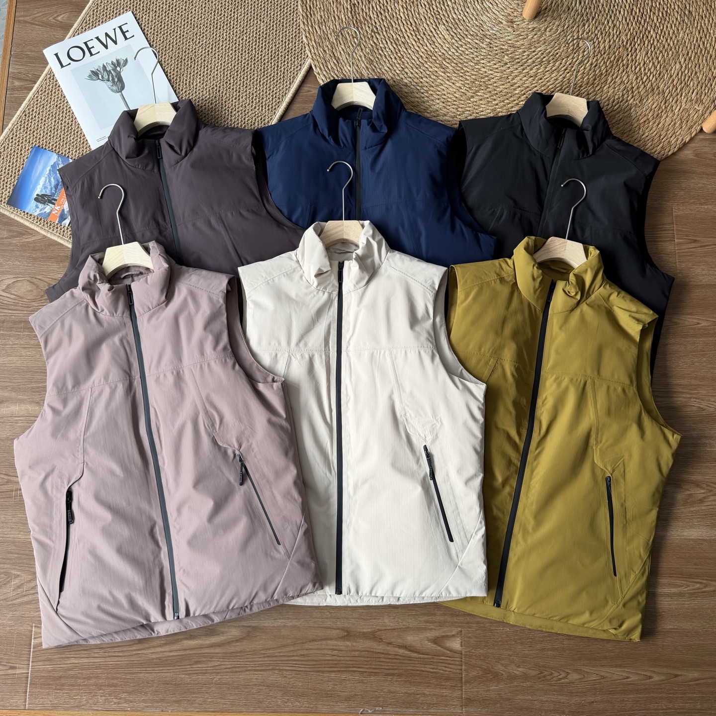 情侣户外休闲压胶保暖立领马甲