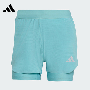 KE2281 W运动休闲短裤 adidas阿迪达斯女子adi365 2in1