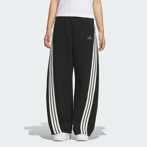adidas阿迪达斯女子三条纹舞动系列针织宽松运动休闲香蕉裤KB8998