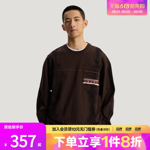 adidas阿迪达斯三叶草男子纯棉针织运动长袖T恤KW5672
