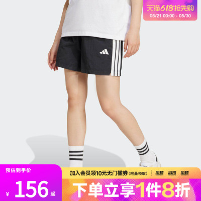 adidas阿迪达斯女子W 3S WV SHO运动休闲短裤JE1309