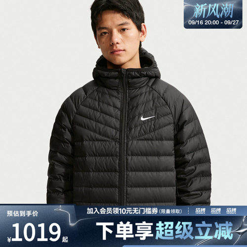 NIKE耐克男子AS NK WR LTWT FL MCRO运动休闲羽绒服JA0742-010