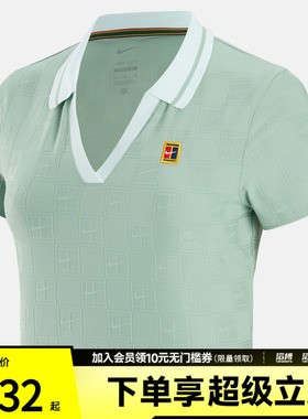 NIKE耐克女子时尚通勤运动休闲气质百搭POLO短袖体恤 IB0773-006