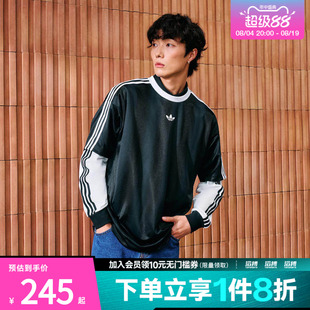 adidas阿迪达斯三叶草男子复古休闲文化宽松短袖圆领T恤KD5830