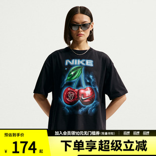 NIKE耐克女子运动休闲短袖T恤IR7837-010