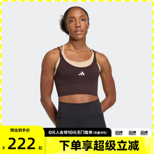 GCA运动健身BRA内衣KQ5240 adidas阿迪达斯女子SEAMLESS