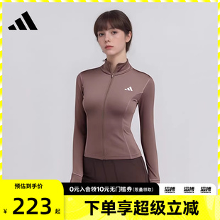 THRU JKT运动健身夹克外套JW2802 adidas阿迪达斯女子WE