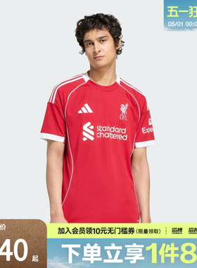 adidas阿迪达斯男子利物浦主场球迷版短袖T恤JV6423