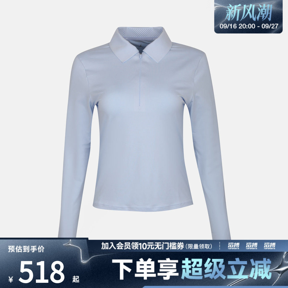 NIKE耐克女子AS J DF GOLF LS POLO运动休闲长袖T恤IR5117-407
