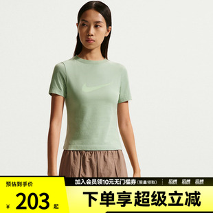NIKE耐克女子Sportswear修身运动休闲短袖T恤IO1517-006