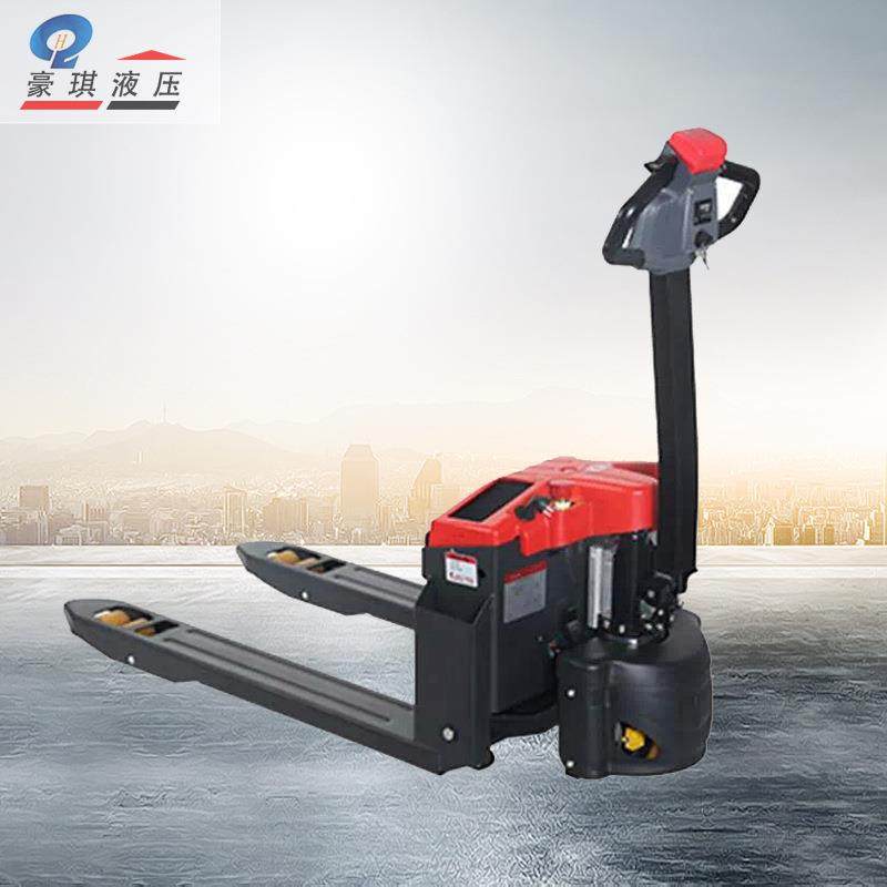 经济型电动托盘搬运车小型电力叉车步行式小金刚装卸搬运车