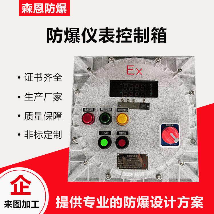 BXK防爆数显仪表控制箱带透视窗显示温控箱称重仪表电伴热防爆箱