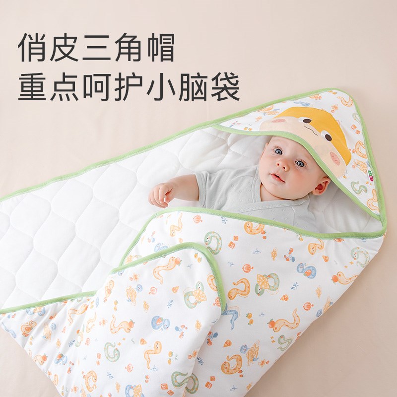 蛇年新生婴儿包被纯棉0-6月通用春夏秋冬季初生婴儿包单加厚抱被