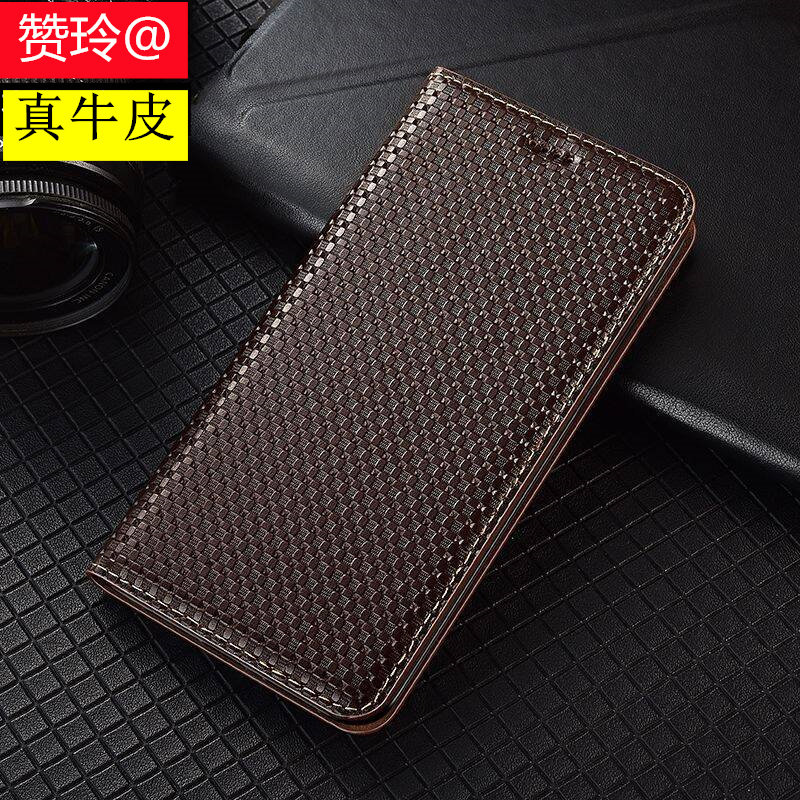 里外真皮丨适用小米红米Redmi Turbo5Max手机壳翻盖皮套双磁扣Turbo5防摔钱包插卡全包自动上下双扣头层牛皮