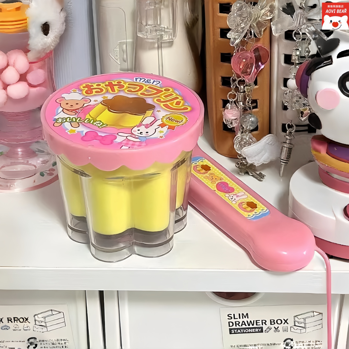 儿童过家家玩具女孩礼物布丁喂食