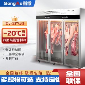 挂肉柜商用牛羊肉鲜猪肉冷藏展示柜保鲜柜排酸柜吊肉立式冷冻冰柜