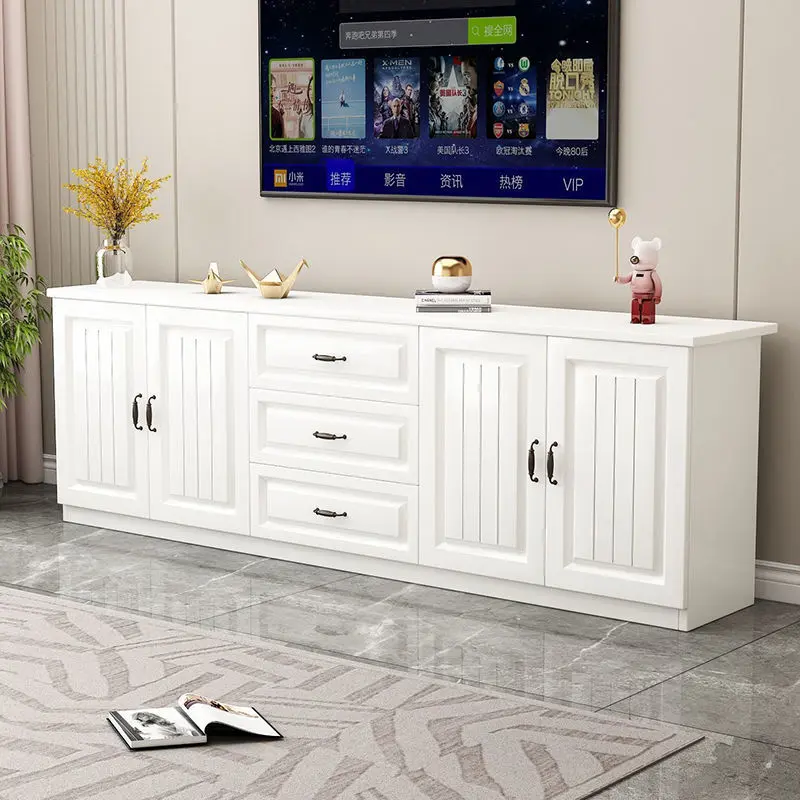 ！实木电视柜简约落地柜特价长款储物柜客厅高柜卧室矮柜阳