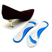 l高跟鞋 加厚足支撑透明七分垫减震按摩足垫女扁平脚心垫