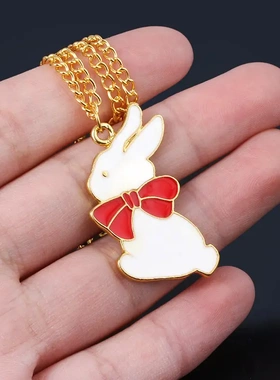 魔卡樱项链魔法魔法棒百变小樱可爱兔子吊坠