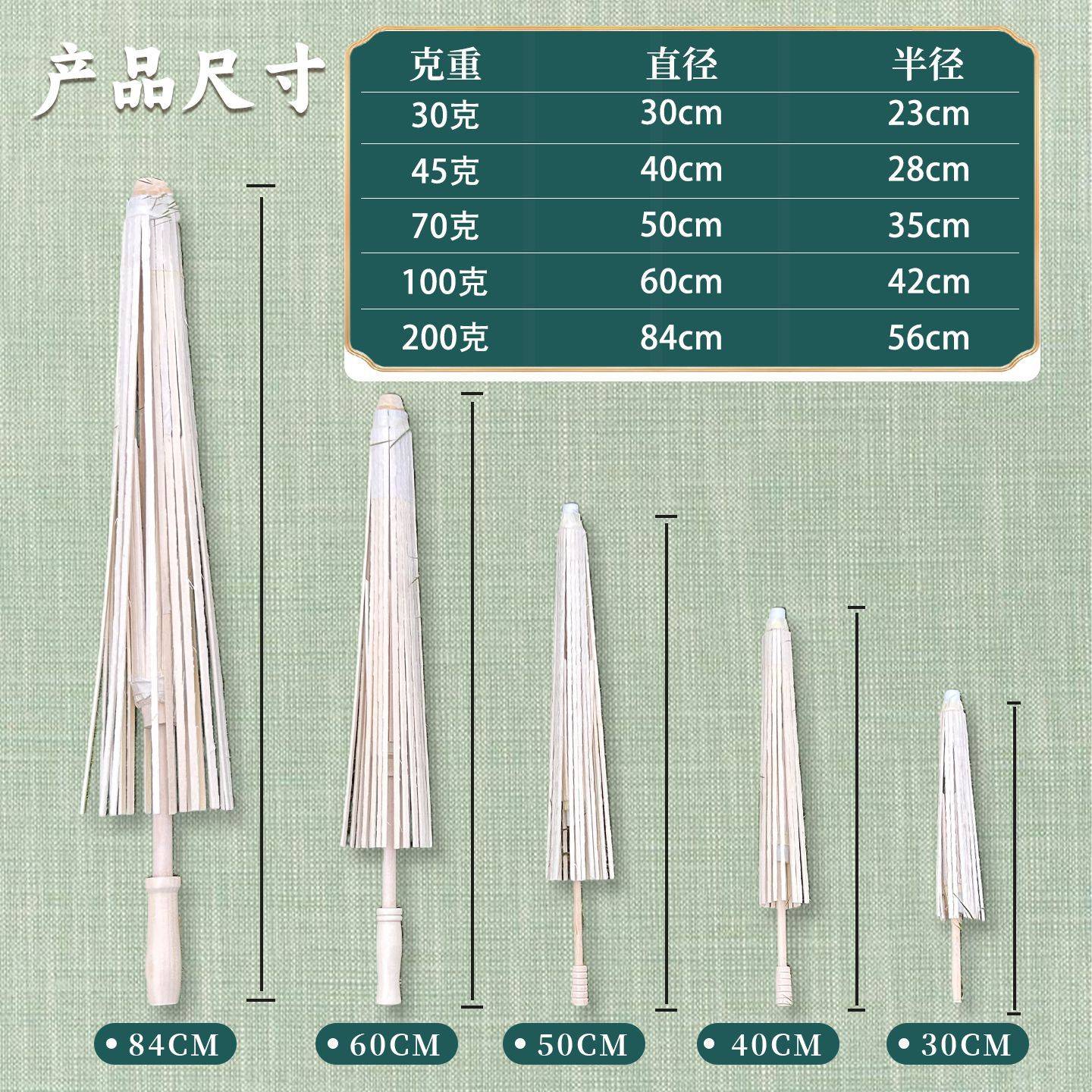 伞骨架diy工艺伞古风伞骨架道具lo伞胚满天星手工环创编制伞骨图片
