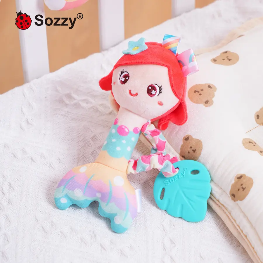 sozzy新生儿手推车婴儿床车挂床挂件婴儿鱼床绕手摇铃床铃玩