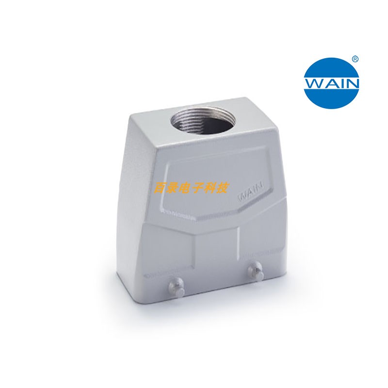 WAIN连接器W16B-TEH-4B-PG21 PG29 M32 M40高防护双扣 上壳顶出线