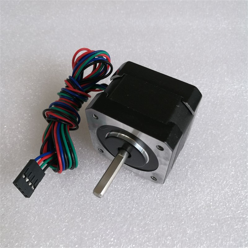 42步进电机 NEMA17 34MM长 力矩0.28N.m 42BYGH34 3D打印机