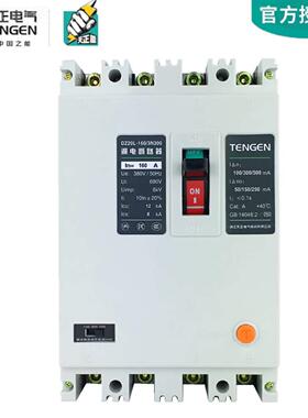 天正 DZ20L-160 200 250 4300 630漏0电保护断路器开关 A4VJM30 N