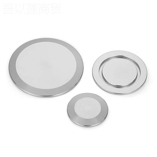 04不锈钢KF78S8575F真3空盲板快装法兰真空挡板盖堵0头卡盘KF16