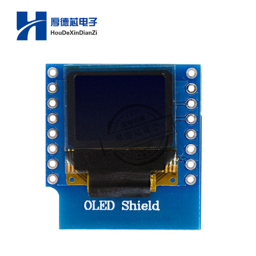Wemos D1 MINI 0.66英寸OLED显示模块 液晶屏模块IIC/I2C接口