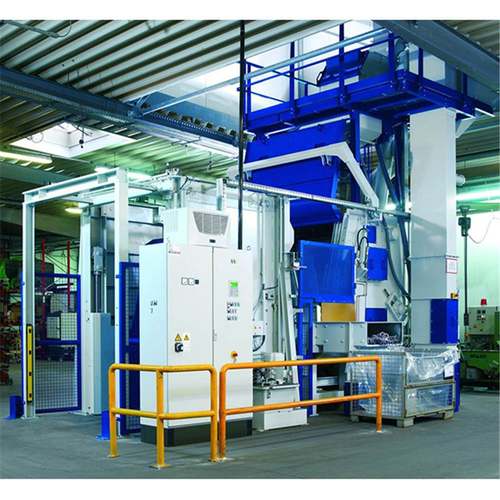 滨海金成抛丸机QS3215双抛头履带式抛丸机多年生产经验