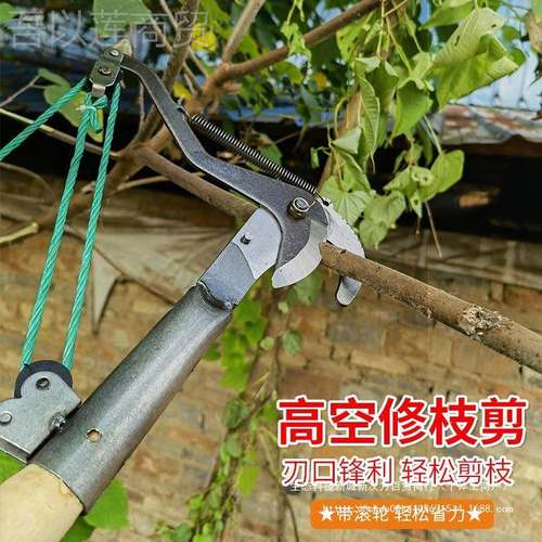 高枝剪10919伸高空剪树枝剪采剪 采果修枝剪刀树枝剪可果缩加长摘