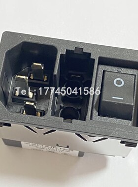 Kmf1.1211.11  Schurter嵌入式滤波器插座额定125V Ac 1A  2极