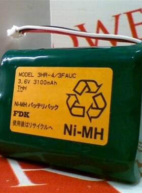 fdk  3hr-4/3fauc充电电池 3HR-AAC充电电池  IAI AB-7