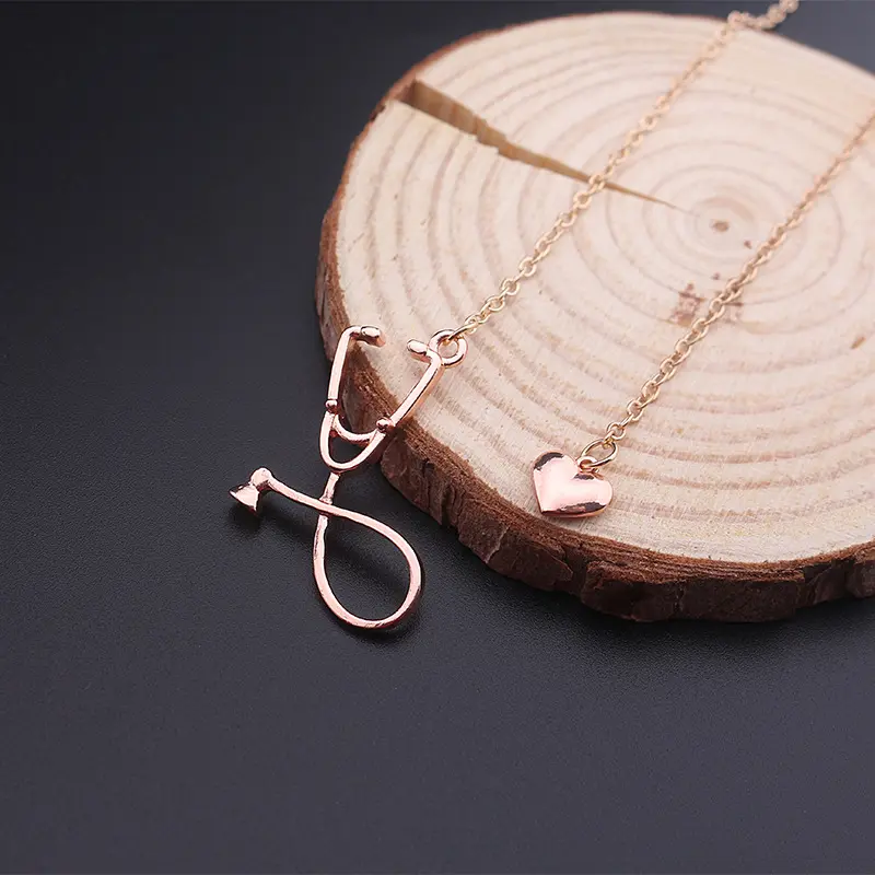 欧美潮流新款 创意heart爱心项链 女款锁骨吊坠 情人节礼物