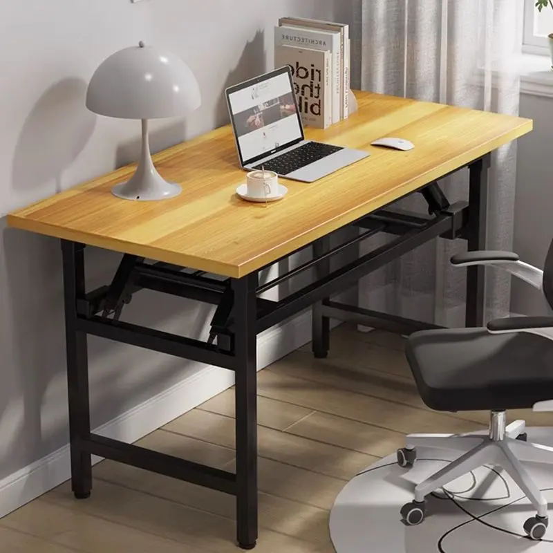 宿舍长条双梁可折叠桌子家用办公会议桌培训长方形夜市地摊简易餐