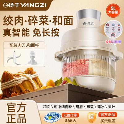 扬子多功能料理绞肉和面机一体机