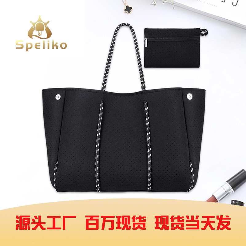 氯丁橡胶大容量潜水料户外手提包水桶包单肩包女子母托特包沙滩包,运动包/户外包/配件,防水箱,淘宝优惠券,粉丝福利购,淘宝优惠卷