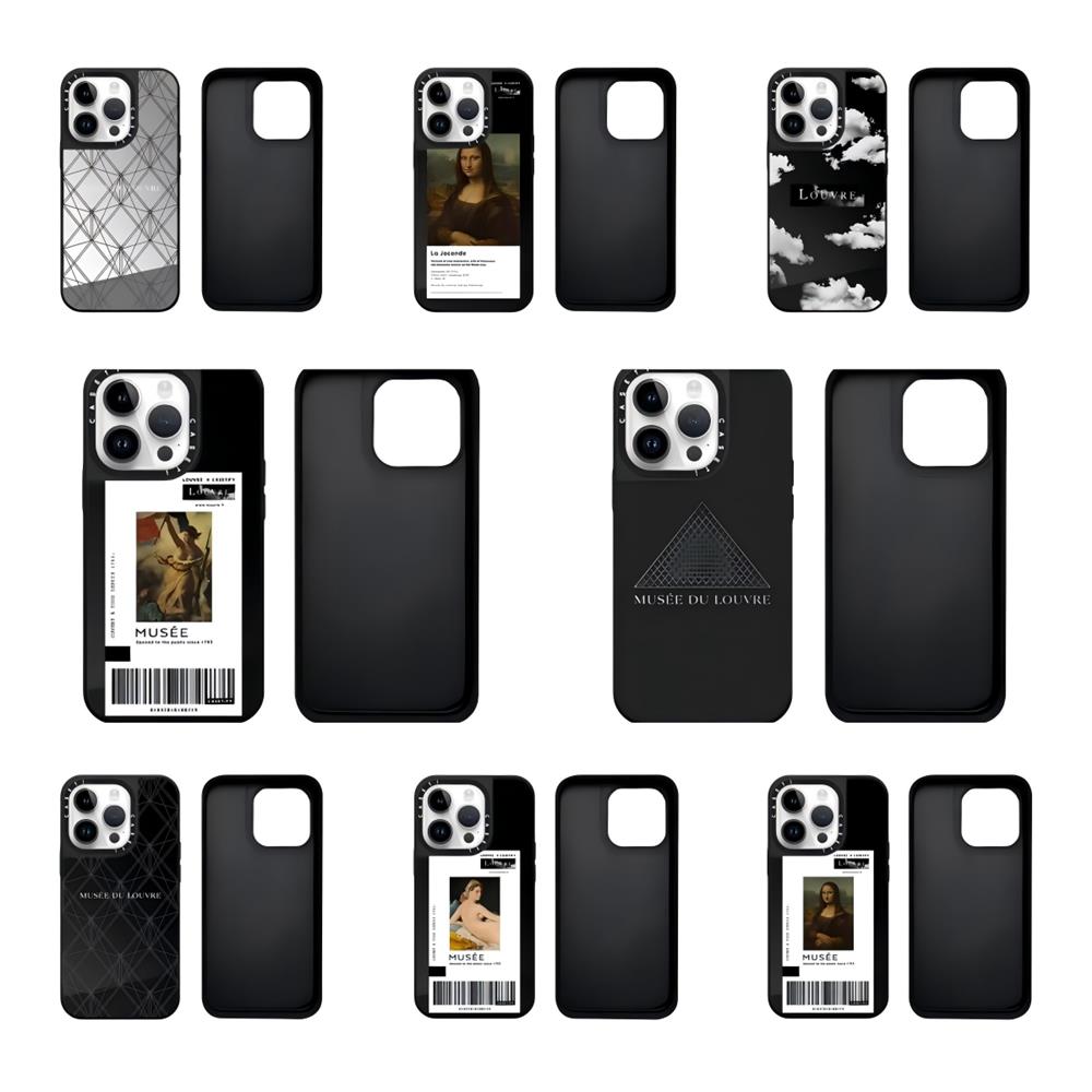 caseti联名louvre卢浮宫艺术油画fy苹果手机壳iphone11 12 13 14 15 16promax磁吸新款2025网红爆款保护套