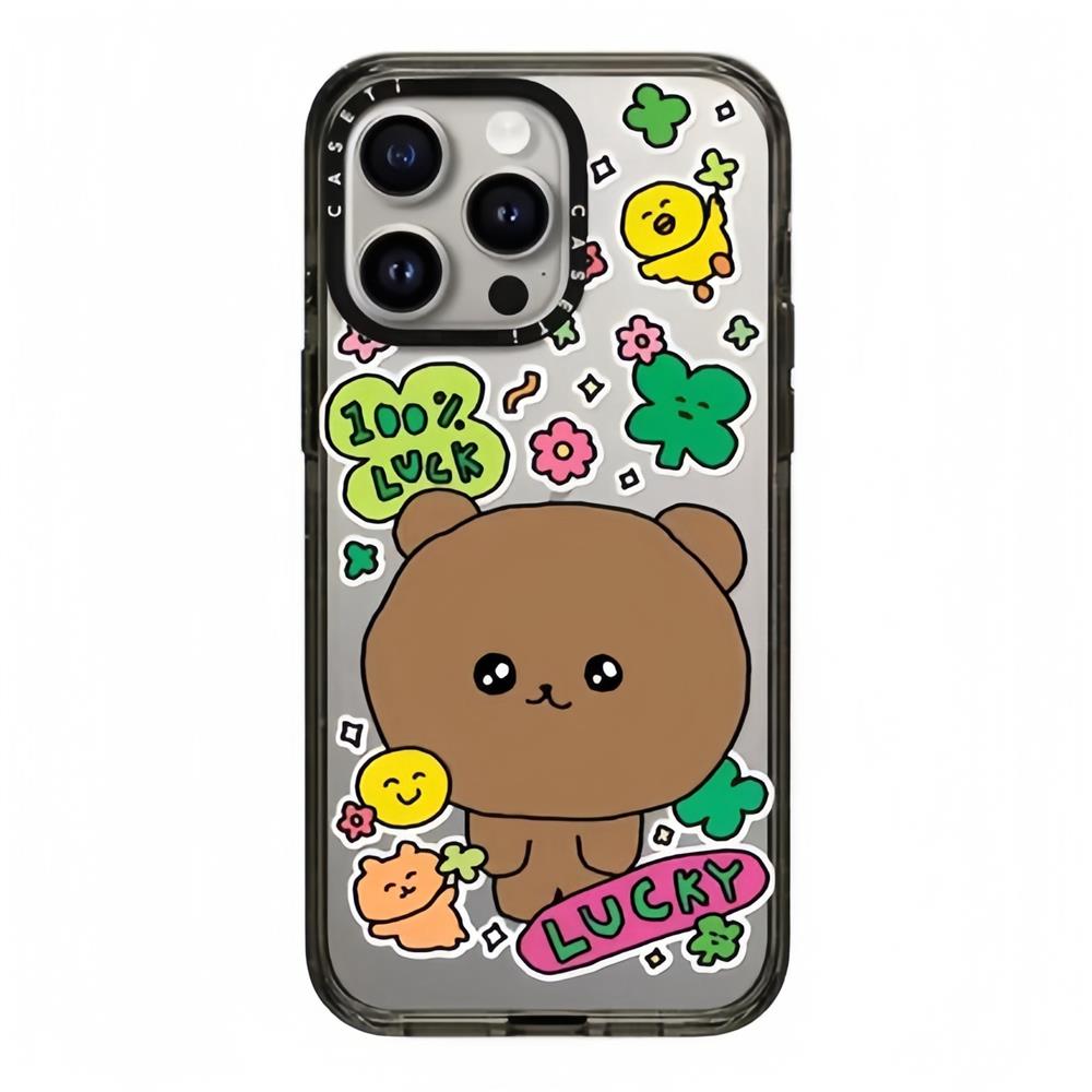 caseti联名Gosimperson你是个快乐的人fy苹果手机壳iphone11 12 13 14 15 16promax磁吸新款全包保护套