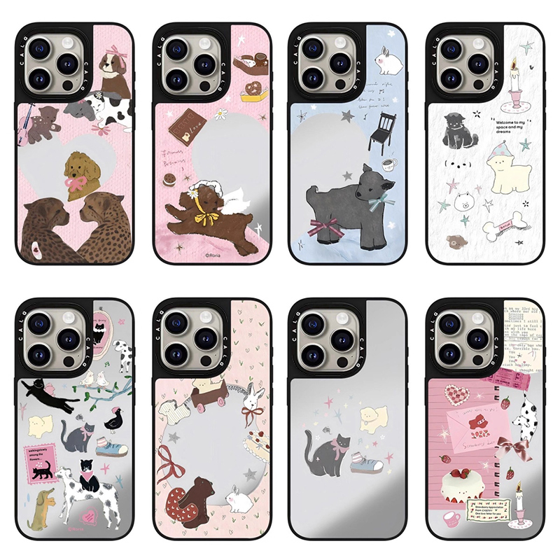 CALG可爱小动物甜心Roria适用苹果手机壳iphone12 13 14 15 16 17promax新款外壳高级感小众磁吸2025网红爆款