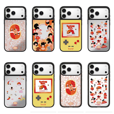 CALG下腰女孩游戏机适用苹果手机壳iphone11 12 13 14 15 16 17promax新款外壳高级感小众磁吸2025网红爆款