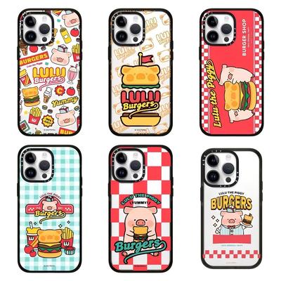 CASE猪汉堡LULU THE PIG苹果手机壳iphone11 12 13 14 15 16 17promax新款外壳高级感小众磁吸2025网红爆款