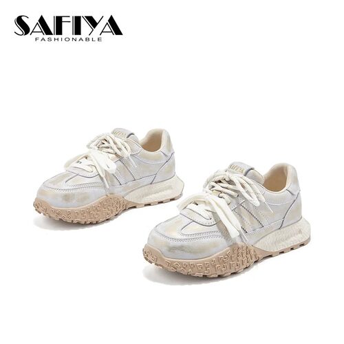 索菲娅Safiya休闲鞋子女2026新款爆款时尚气质百搭厚底阿甘鞋女鞋