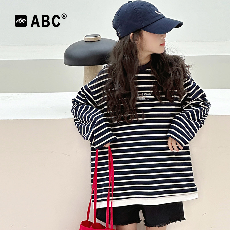 ABC女童春秋卫衣中大童打底衫