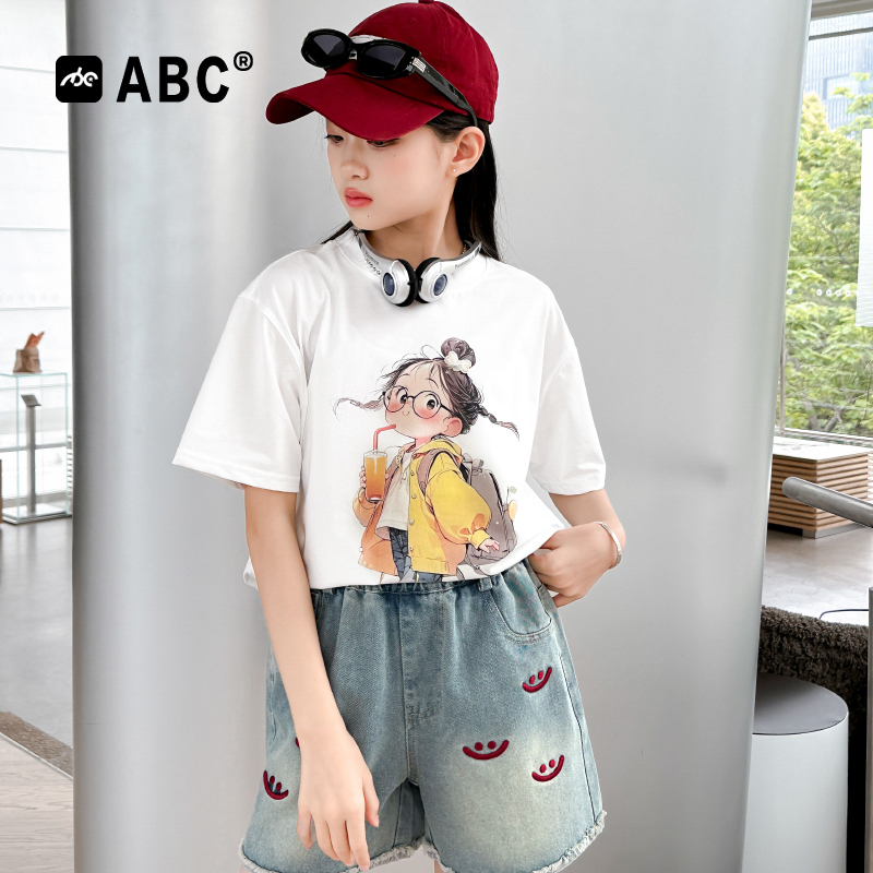 女童夏季套装2025新款