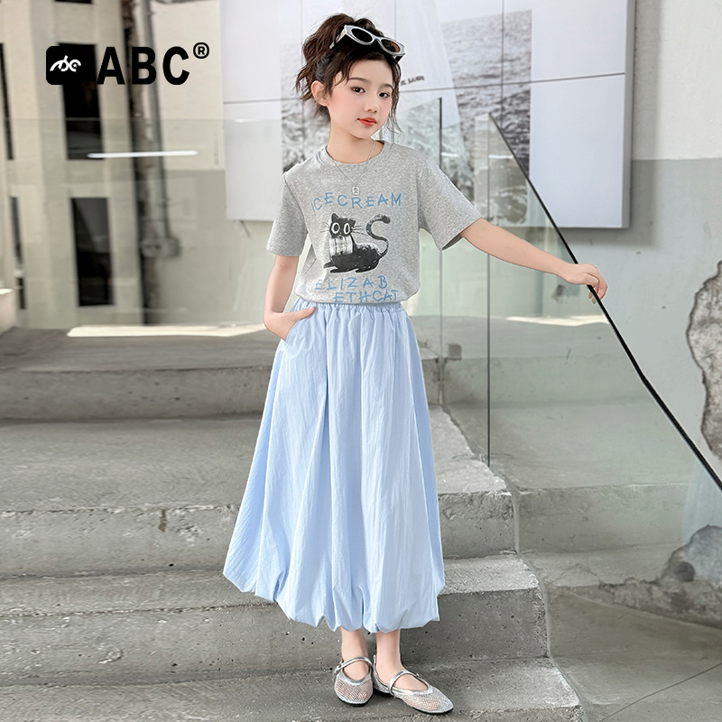 女童夏季套装2025新款