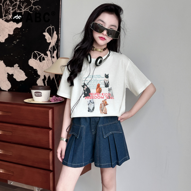 女童夏季套装2025新款