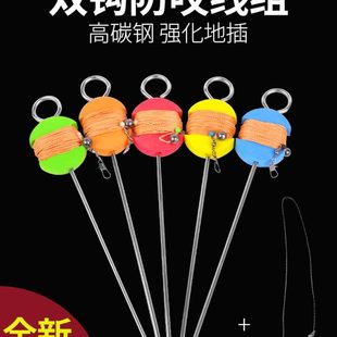 全套 钩针吊排打歪嘴鱼钓组鳖神器甲鱼钩王八钩勾双水专用老掉套装