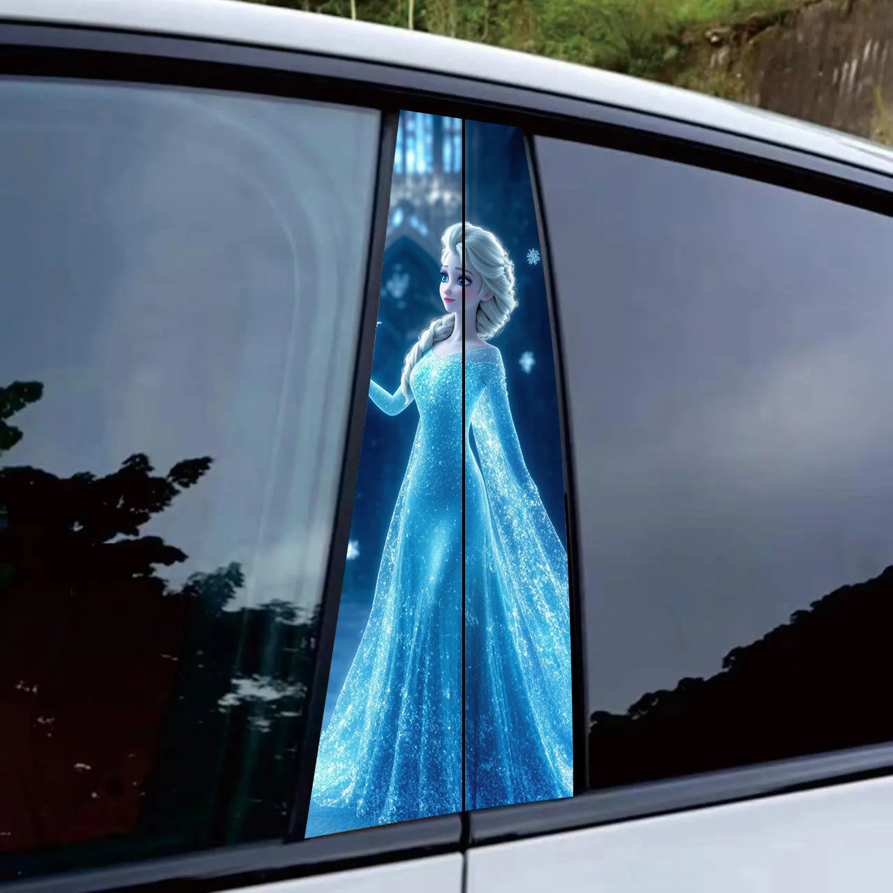 冰雪奇缘汽车中柱贴纸车窗个性创意贴彩绘装饰贴画B柱防划痕车贴,汽车用品/电子/清洗/改装,汽车装饰贴/反光贴,淘宝优惠券,粉丝福利购,淘宝优惠卷